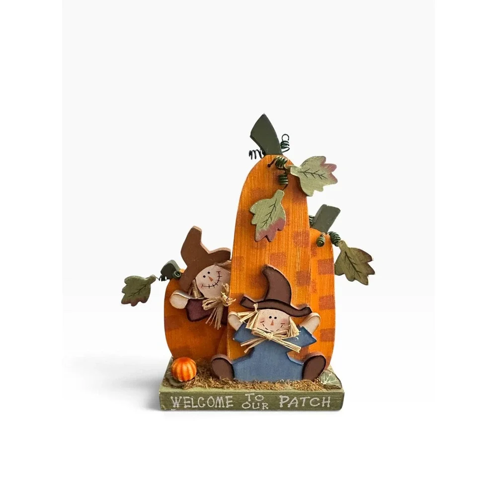 Wooden Welcome To Our Patch Fall Decor